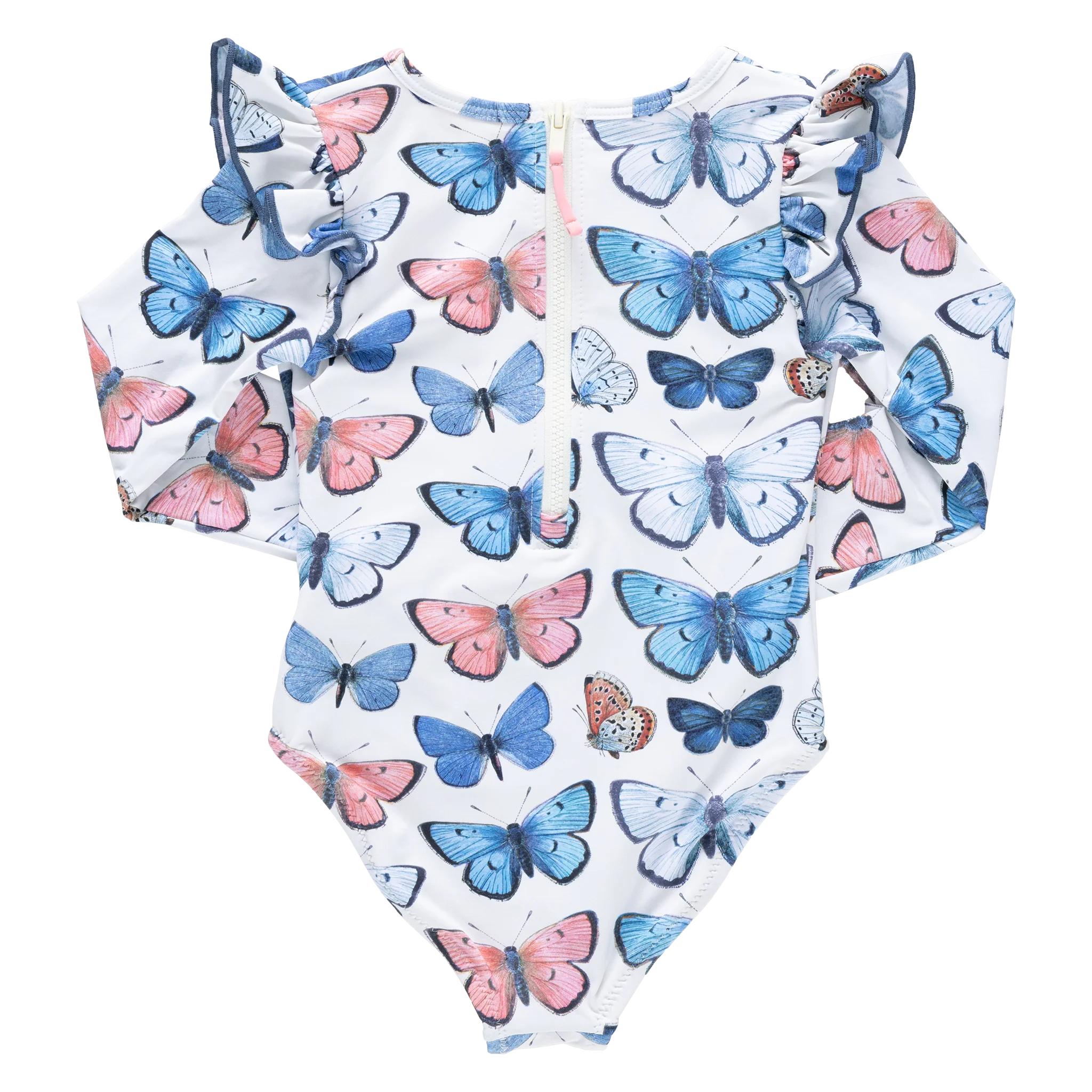 Girls Rachel Suit - Vintage Butterﬂies by Pink Chicken - Image 6