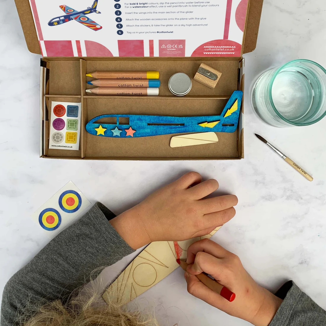 Glider Craft Kit Activity Box by Cotton Twist - Image 2