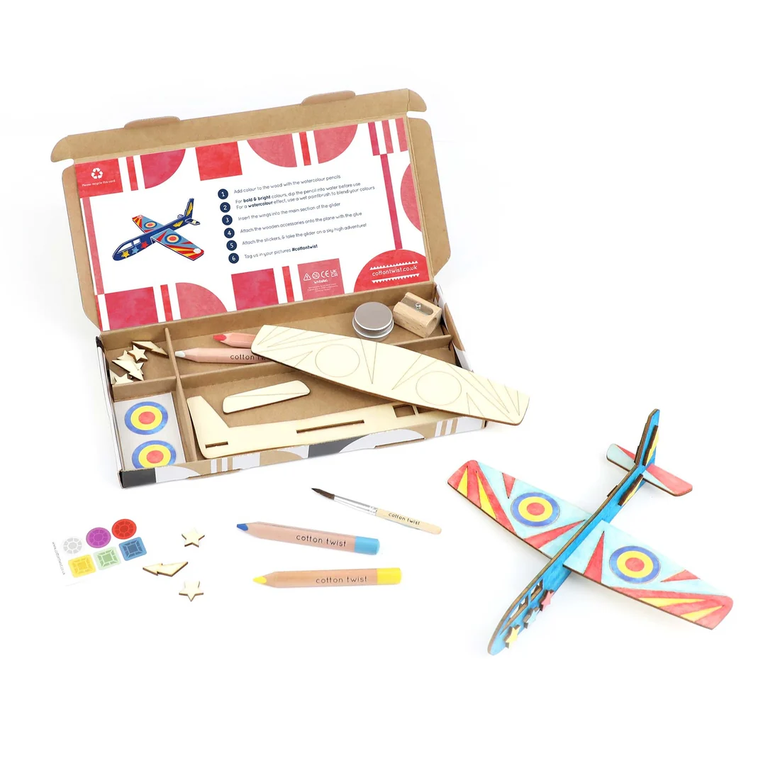 Glider Craft Kit Activity Box by Cotton Twist - Image 3