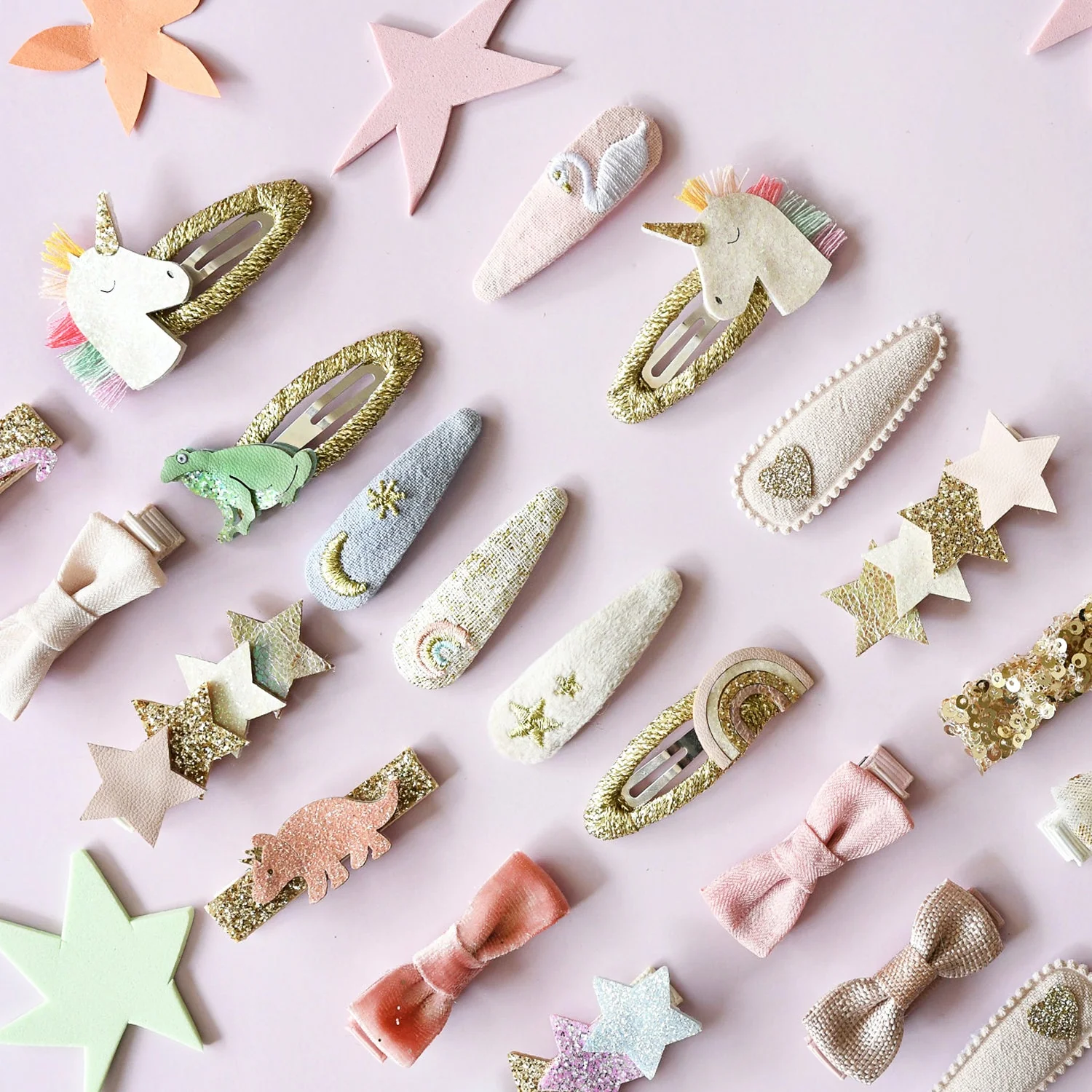 Rainbow Unicorn Clips by Rockahula Kids - Image 3