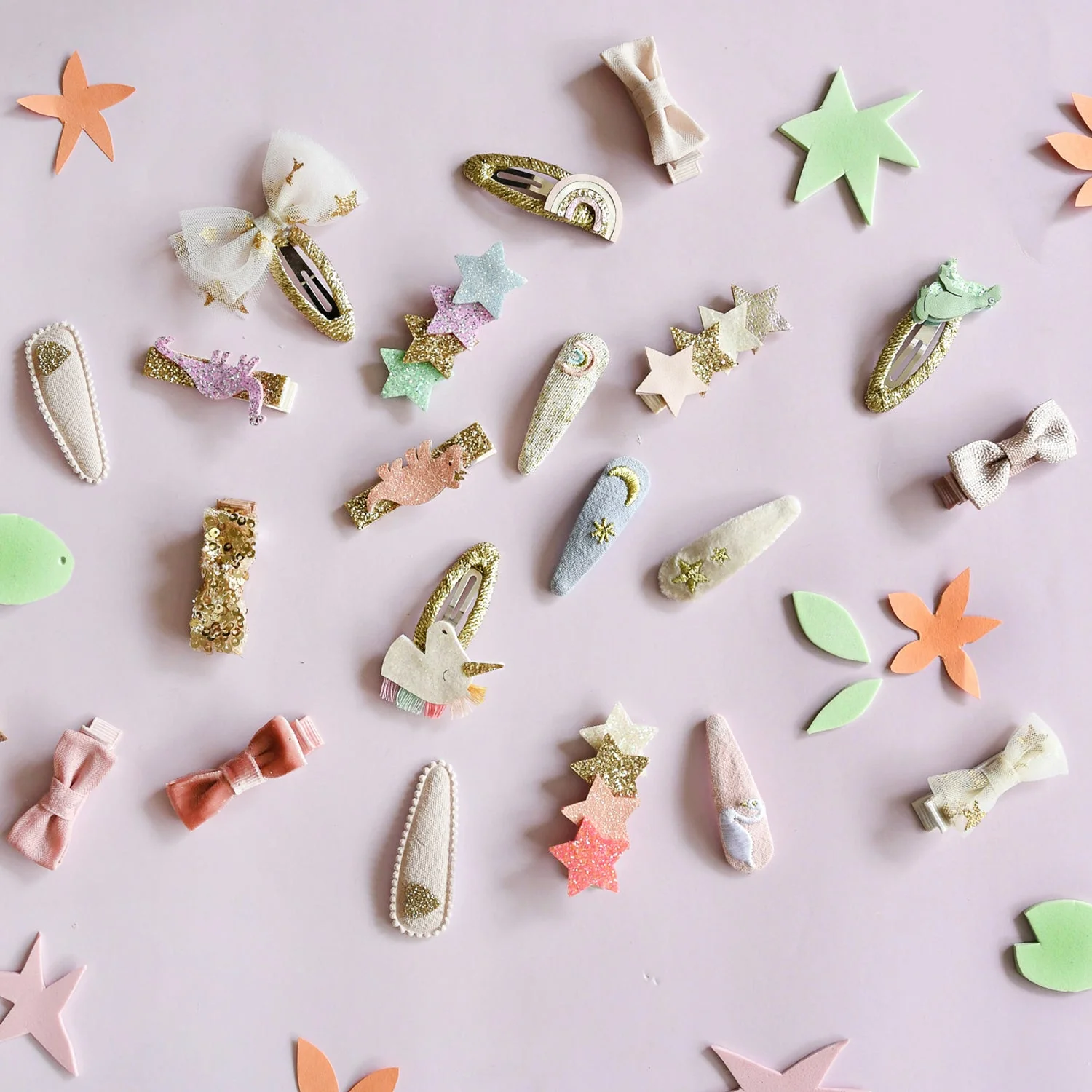 Rainbow Unicorn Clips by Rockahula Kids - Image 4