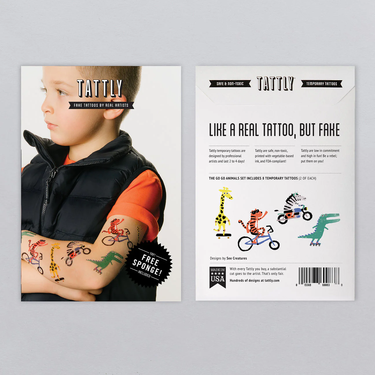 Go Go Animals Tattoo Set by Tattly - Image 13