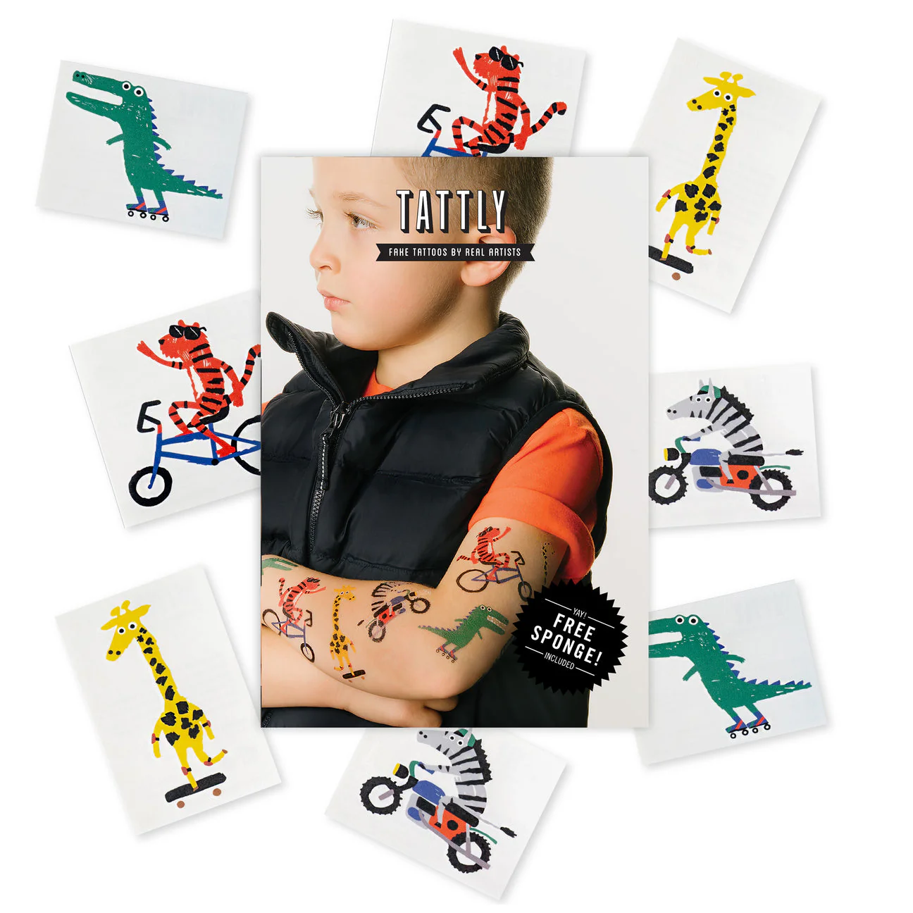 Go Go Animals Tattoo Set by Tattly - Image 2