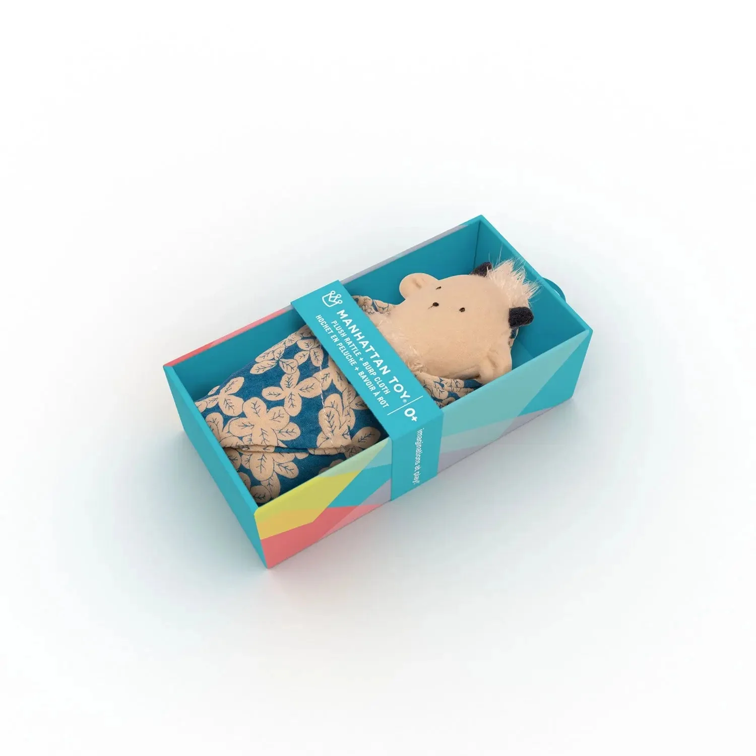 Goat Rattle + Burp Cloth by Manhattan Toy - Image 3