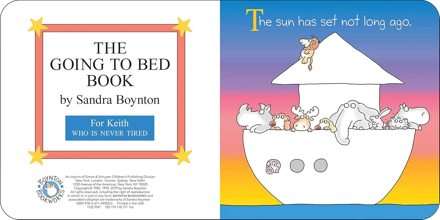 Going To Bed Book - Board Book - Image 3