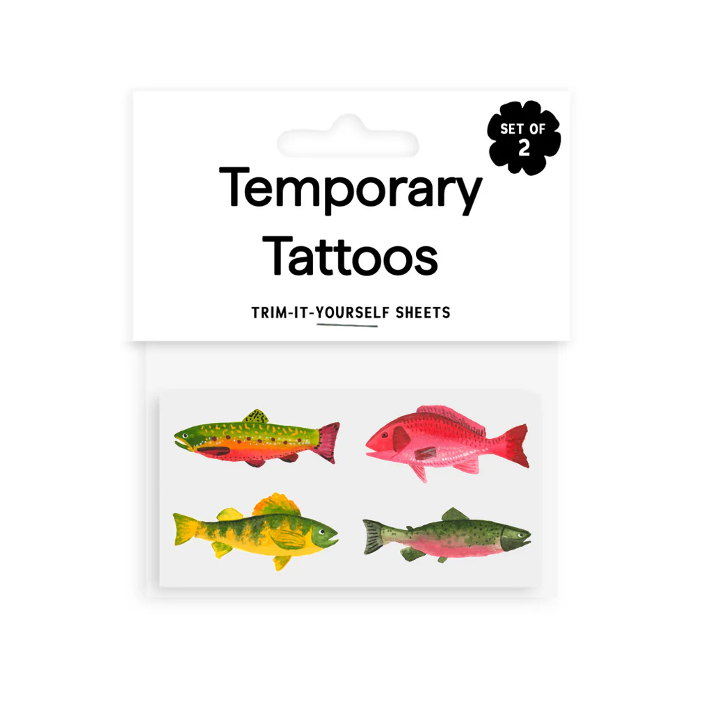 Gone Fishin' Temporary Tattoos - Set of 2 by Saint Tattoos - Image 10
