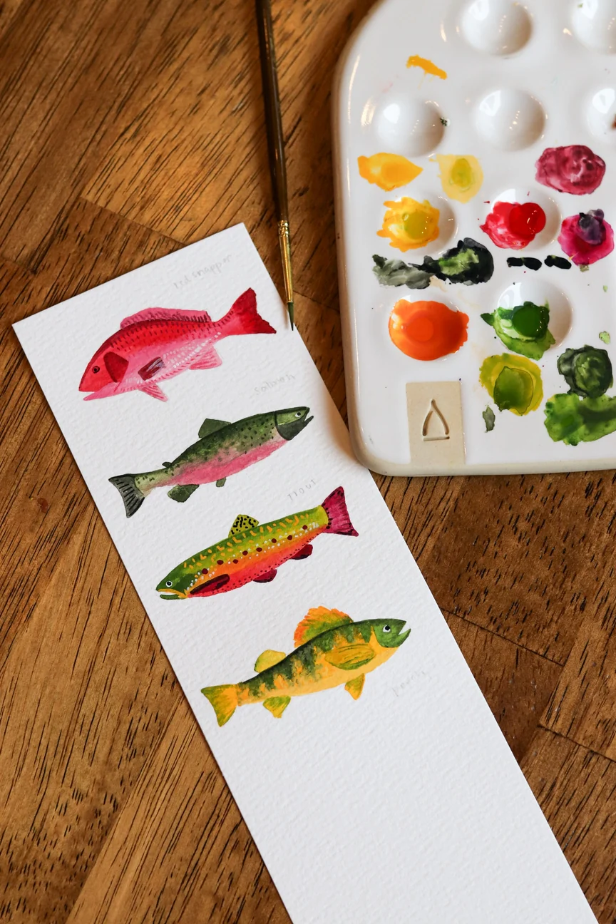 Gone Fishin' Temporary Tattoos - Set of 2 by Saint Tattoos - Image 7