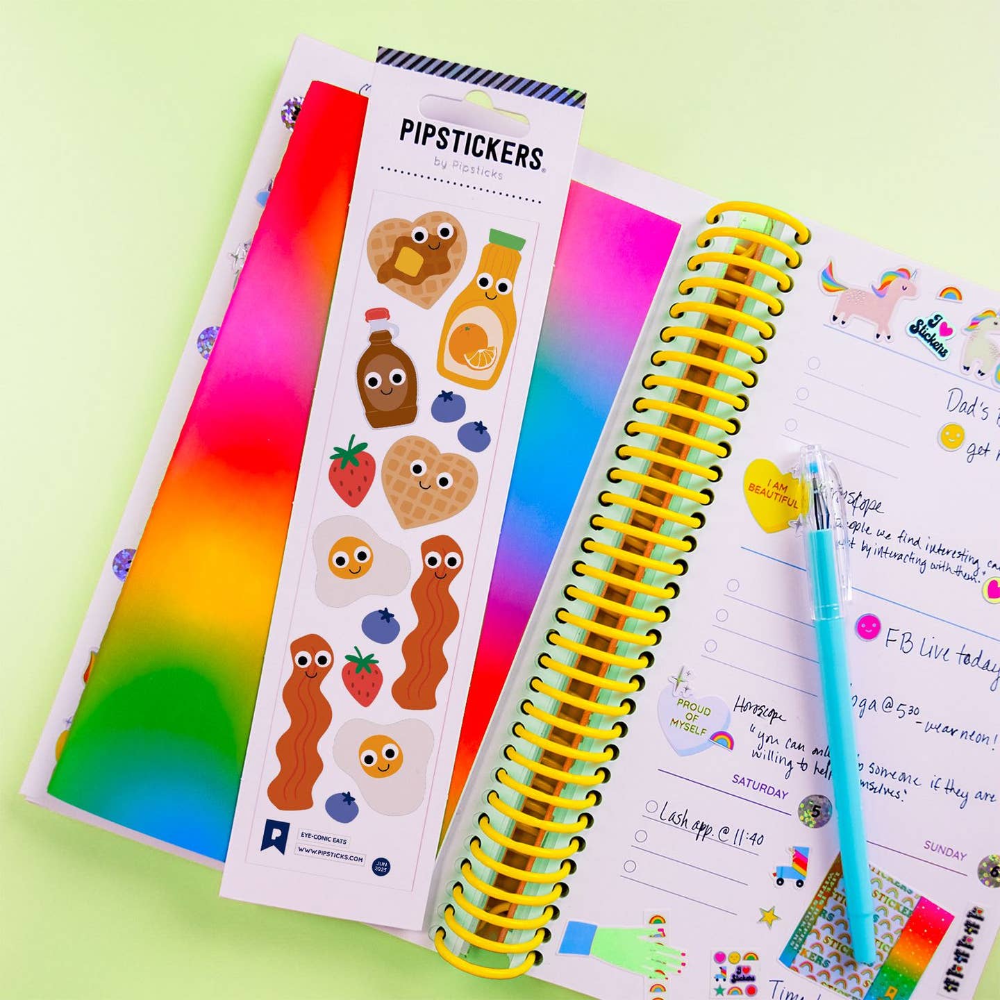 Googly Eyed Eye-Conic Eats Stickers by Pipsticks - Image 3