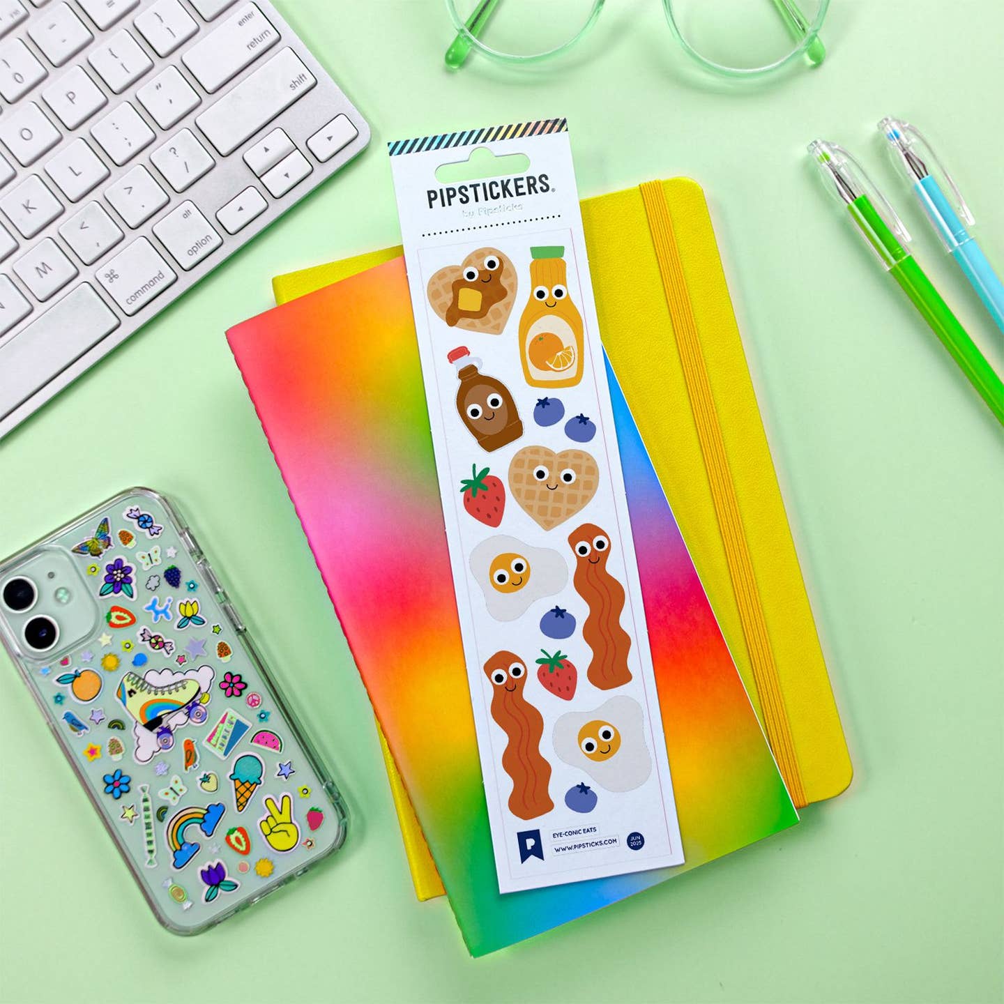 Googly Eyed Eye-Conic Eats Stickers by Pipsticks - Image 4