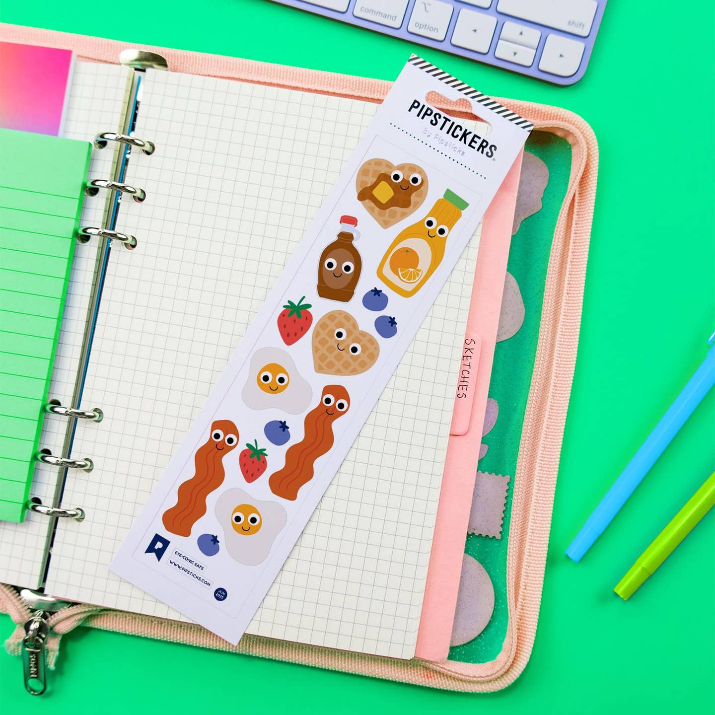 Googly Eyed Eye-Conic Eats Stickers by Pipsticks - Image 5