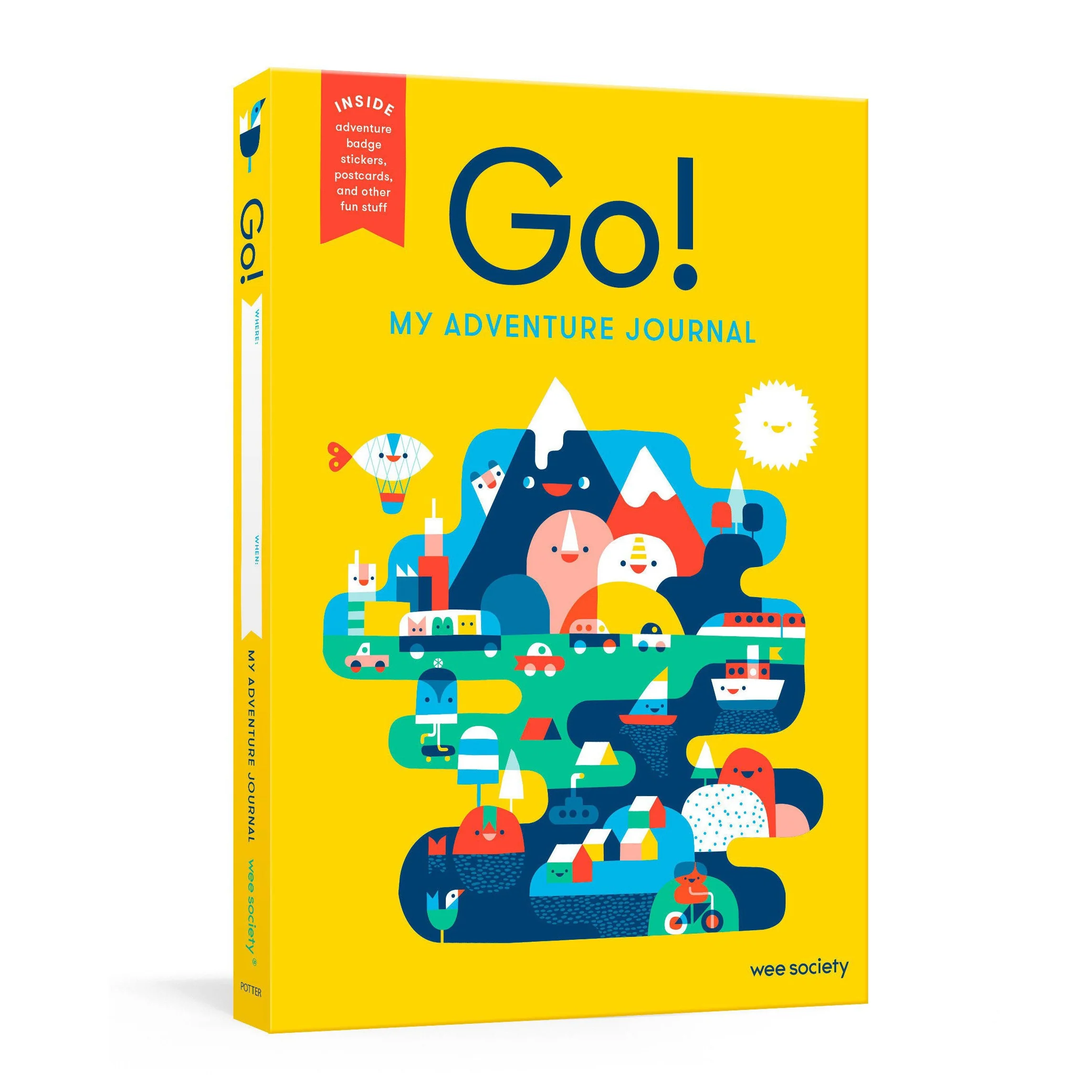 Go! (Yellow) - A Kids’ Interactive Travel Diary and Journal