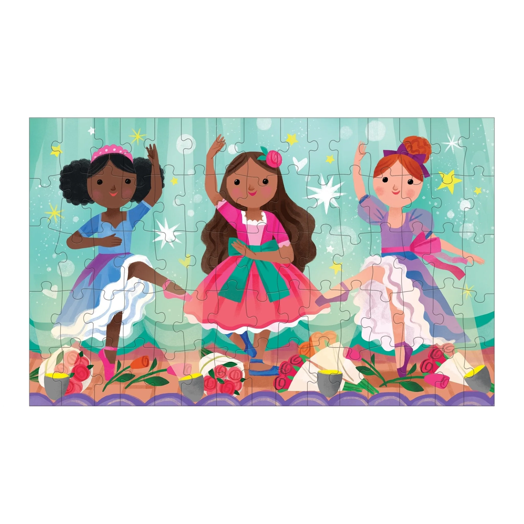 Graceful Ballerinas 75 Piece Lenticular Puzzle by Mudpuppy - Image 2