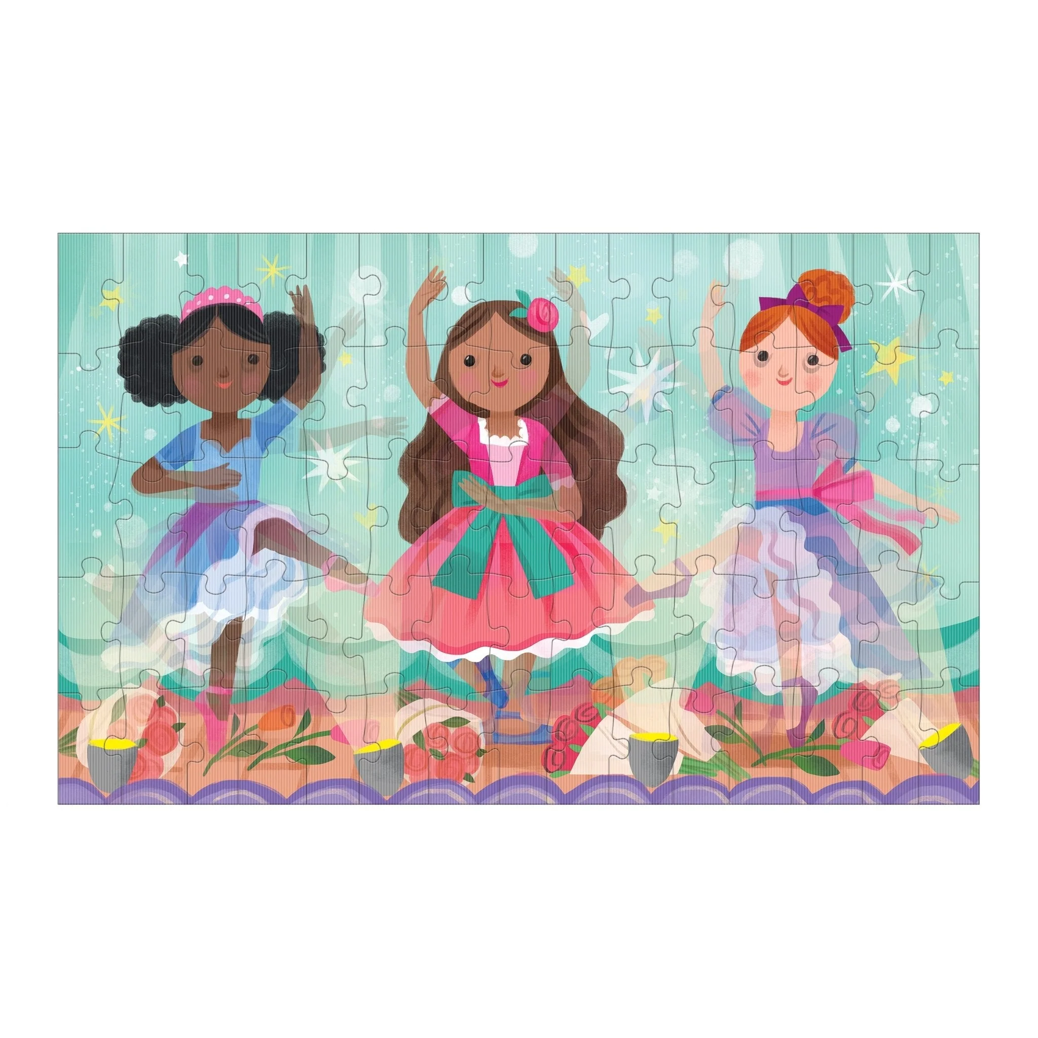 Graceful Ballerinas 75 Piece Lenticular Puzzle by Mudpuppy - Image 3