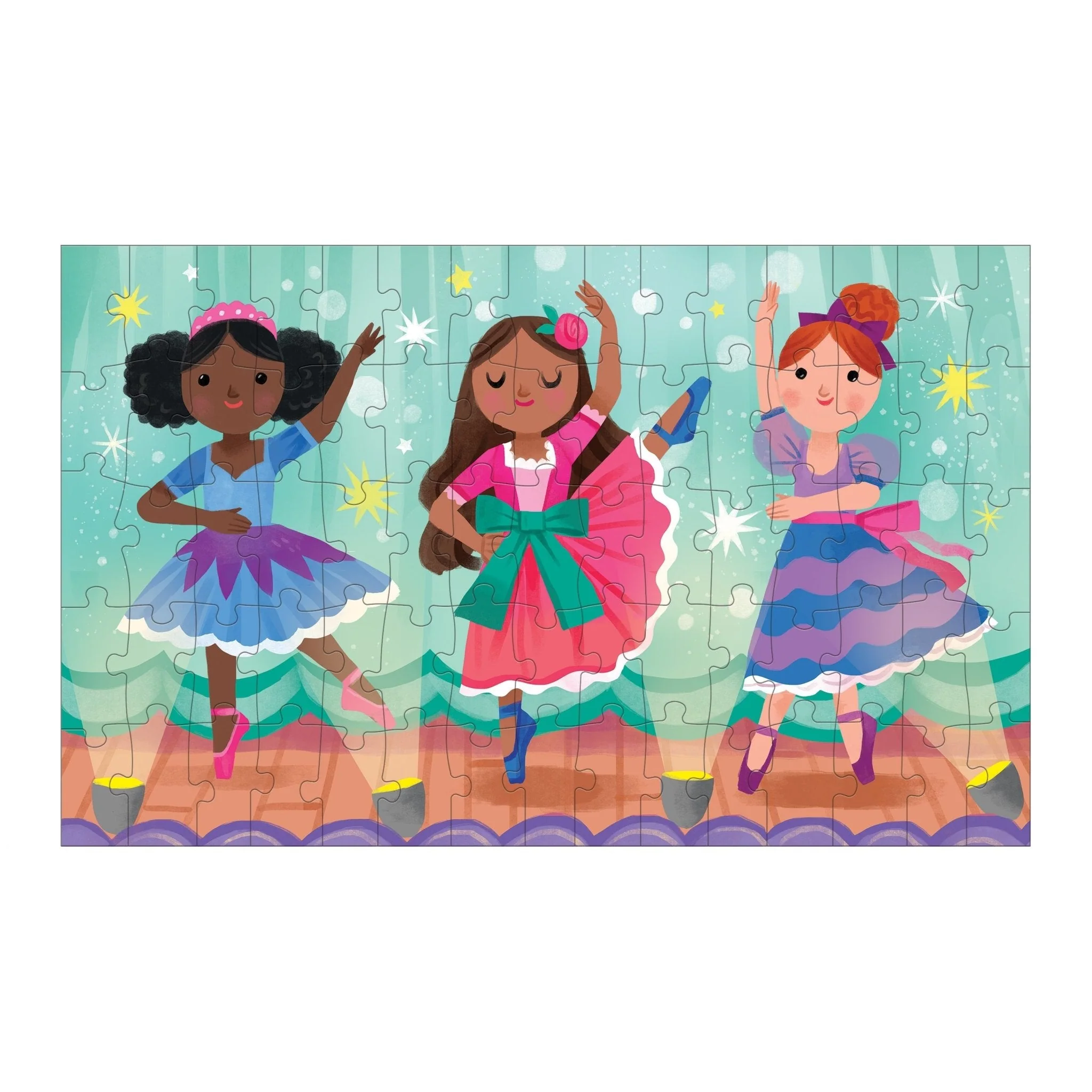 Graceful Ballerinas 75 Piece Lenticular Puzzle by Mudpuppy - Image 5
