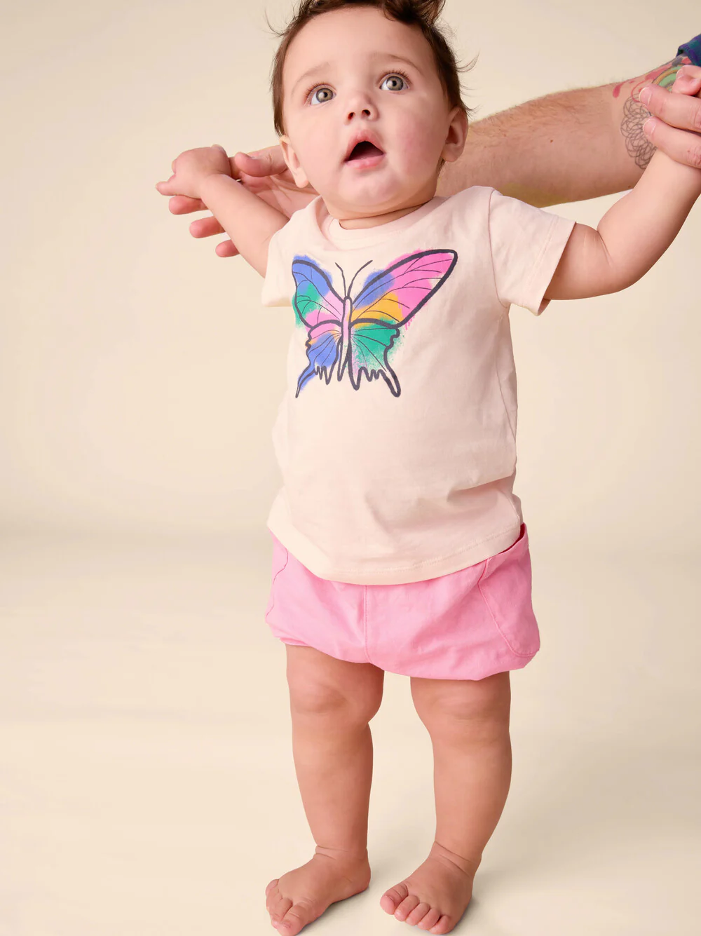 Grafitti Butterfly Graphic Tee - Creole Pink by Tea Collection - FINAL SALE - Image 9
