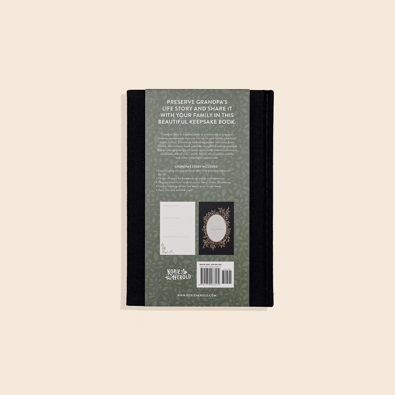 Grandpa's Story: A Memory and Keepsake Journal For My Family - Image 6
