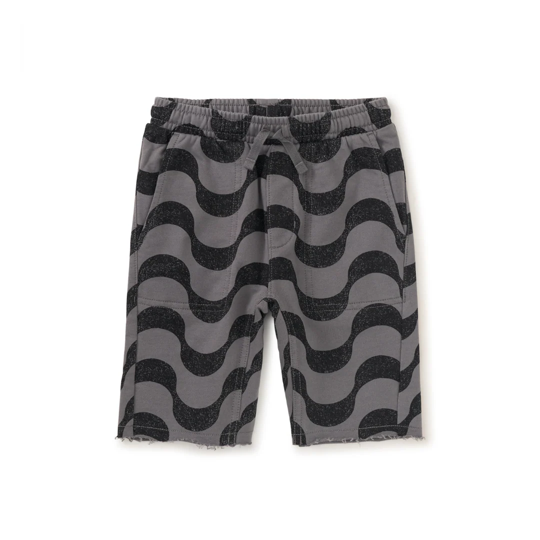 Gym Shorts - Copacabana Beach Tile by Tea Collection - FINAL SALE