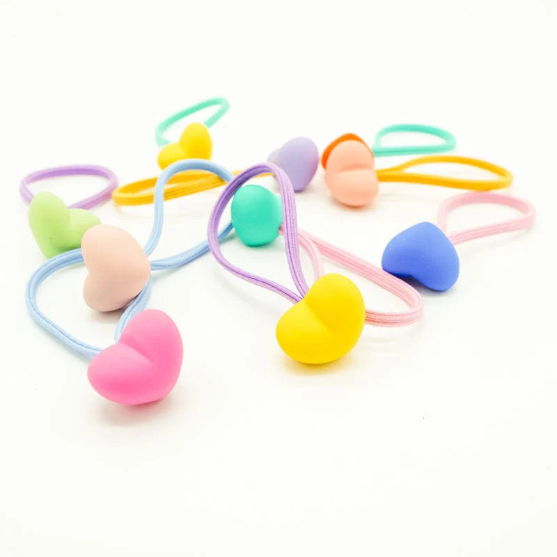 Hair Elastics 10 Piece Box Set - Matte Hearts by Miki Miette - Image 2