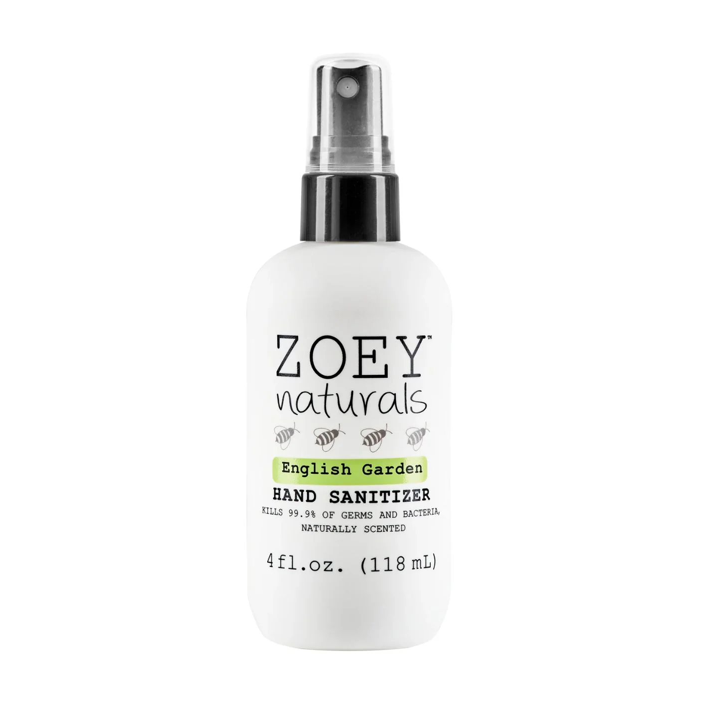 Hand Sanitizer - English Garden by Zoey Naturals