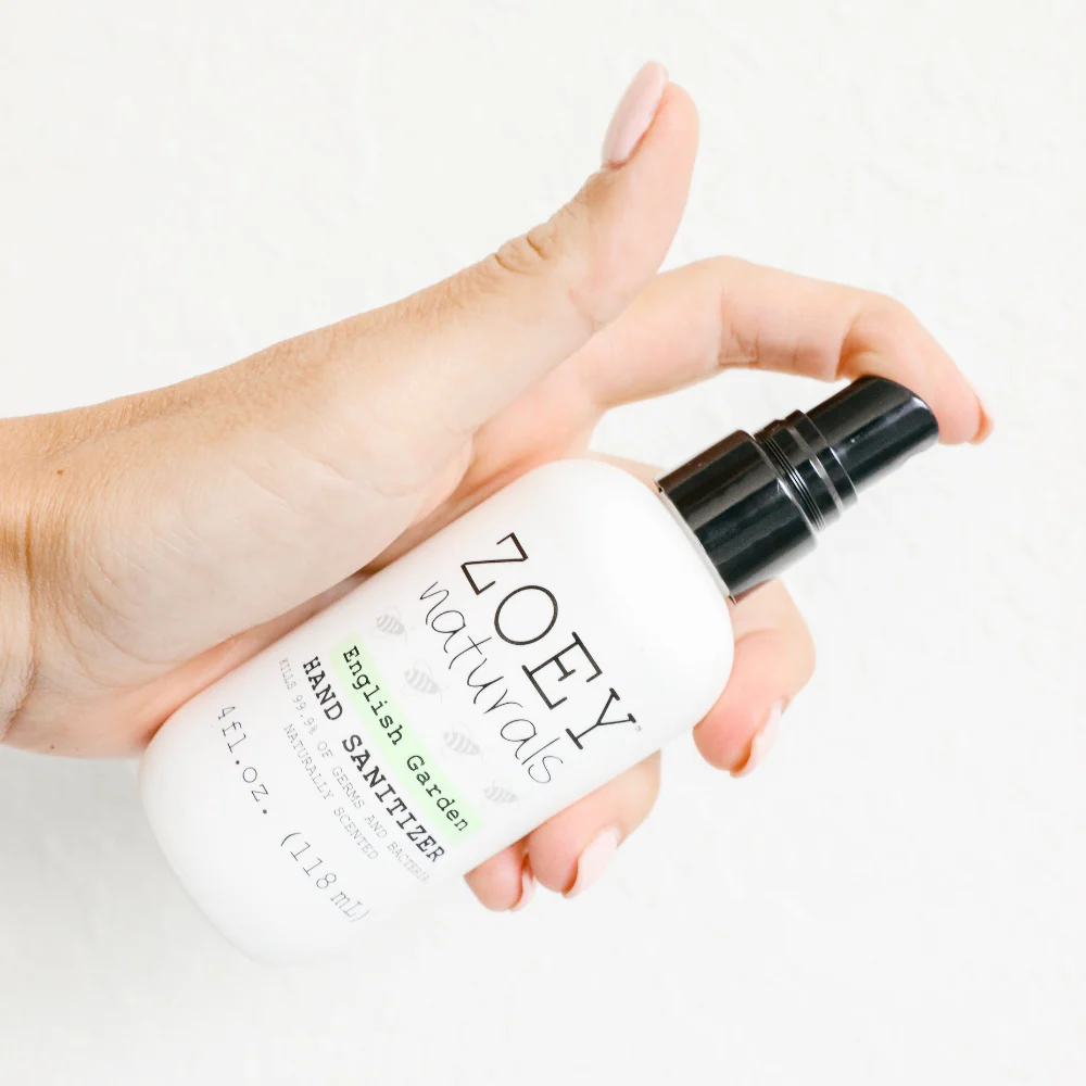Hand Sanitizer - English Garden by Zoey Naturals - Image 3