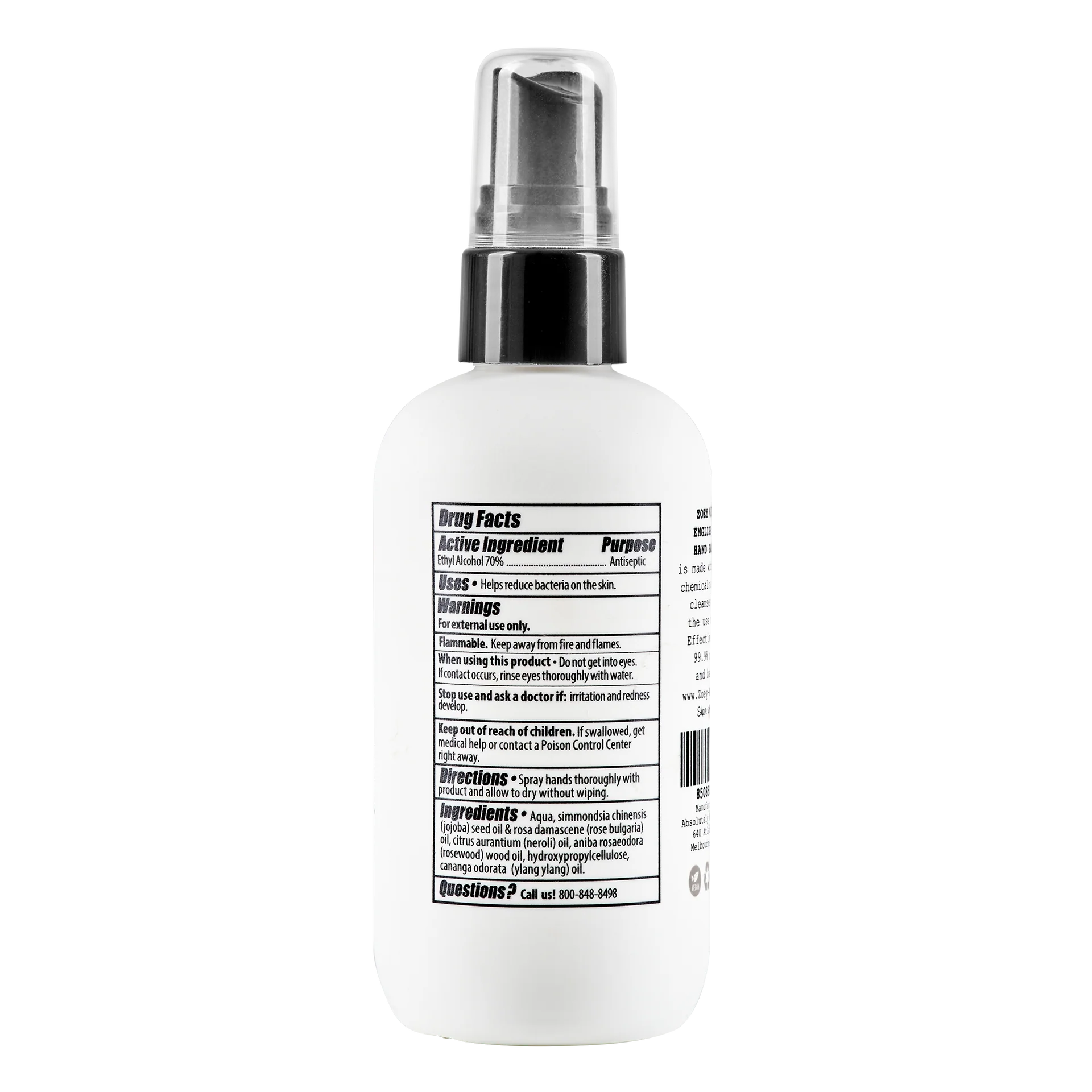 Hand Sanitizer - English Garden by Zoey Naturals - Image 5