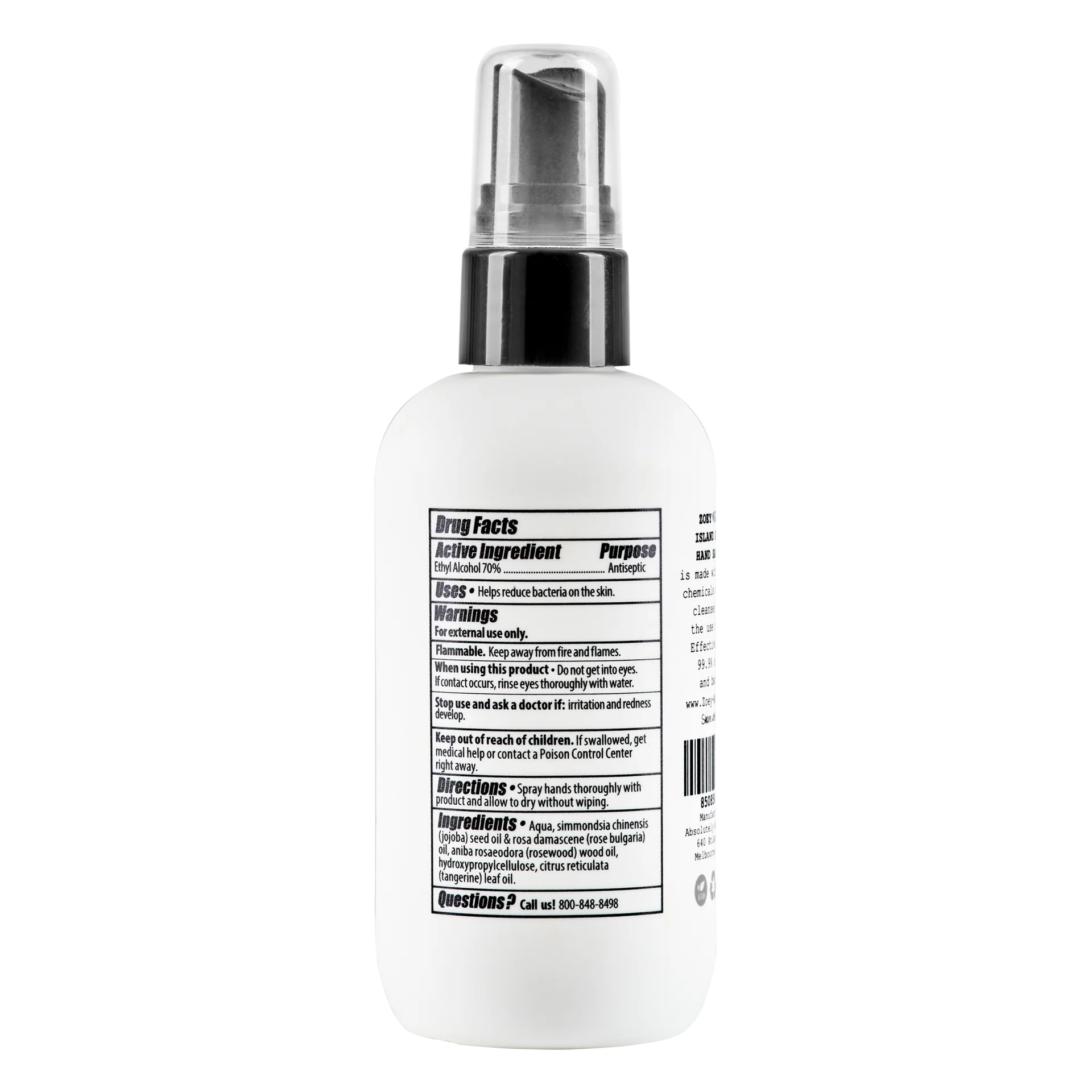 Hand Sanitizer - Island Hibiscus by Zoey Naturals - Image 4