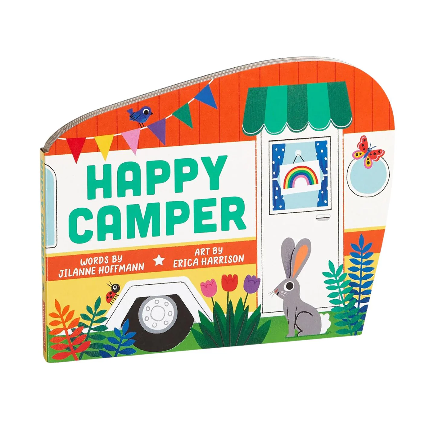 Happy Camper Shaped Board Book