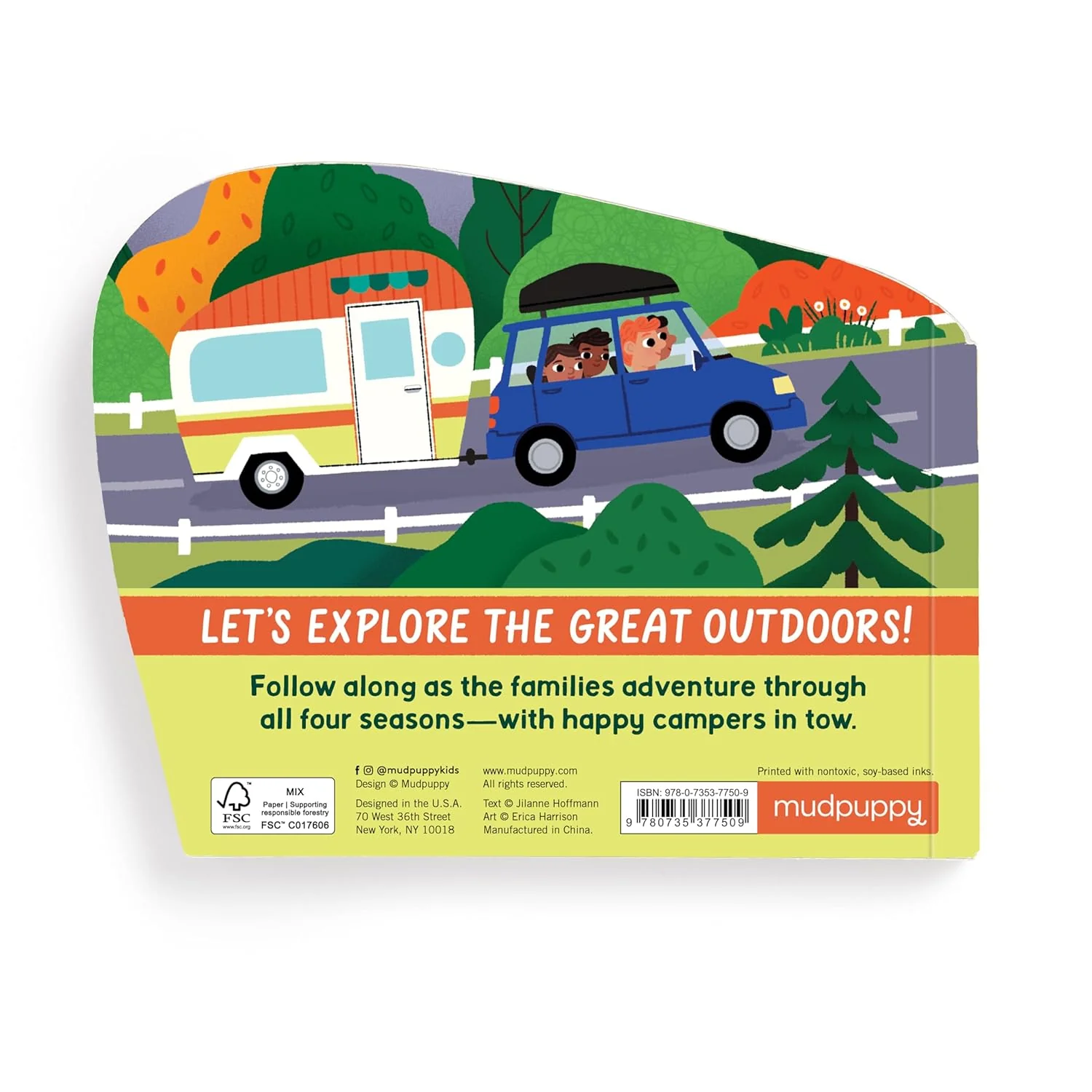 Happy Camper Shaped Board Book - Image 4