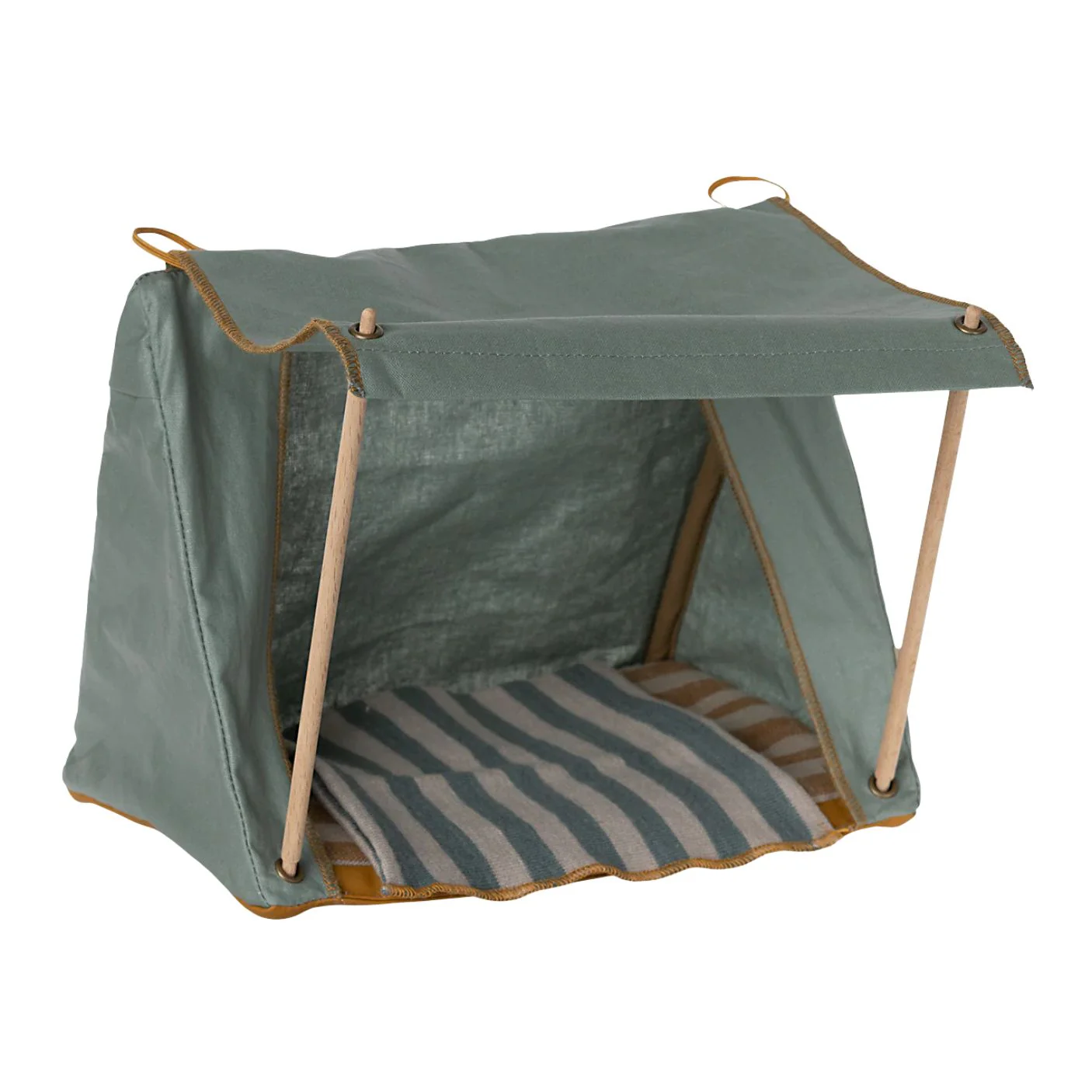 Happy Camper Tent, Mouse - Striped Blanket by Maileg