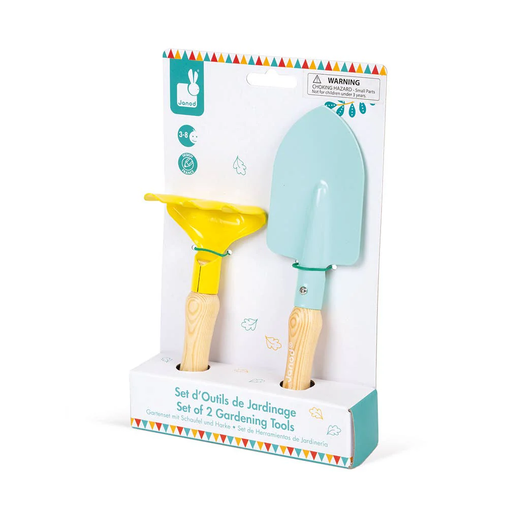 Happy Garden Set of 2 Gardening Tools by Janod - Image 2