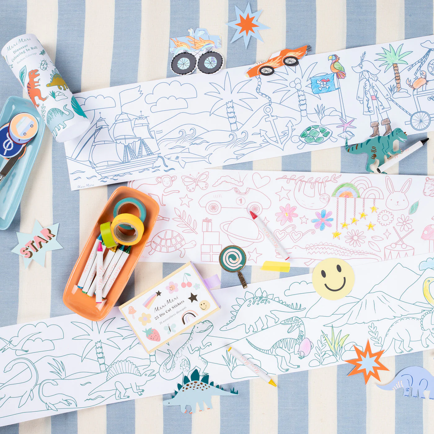 Happy Icons Coloring Roll by Meri Meri - Image 5