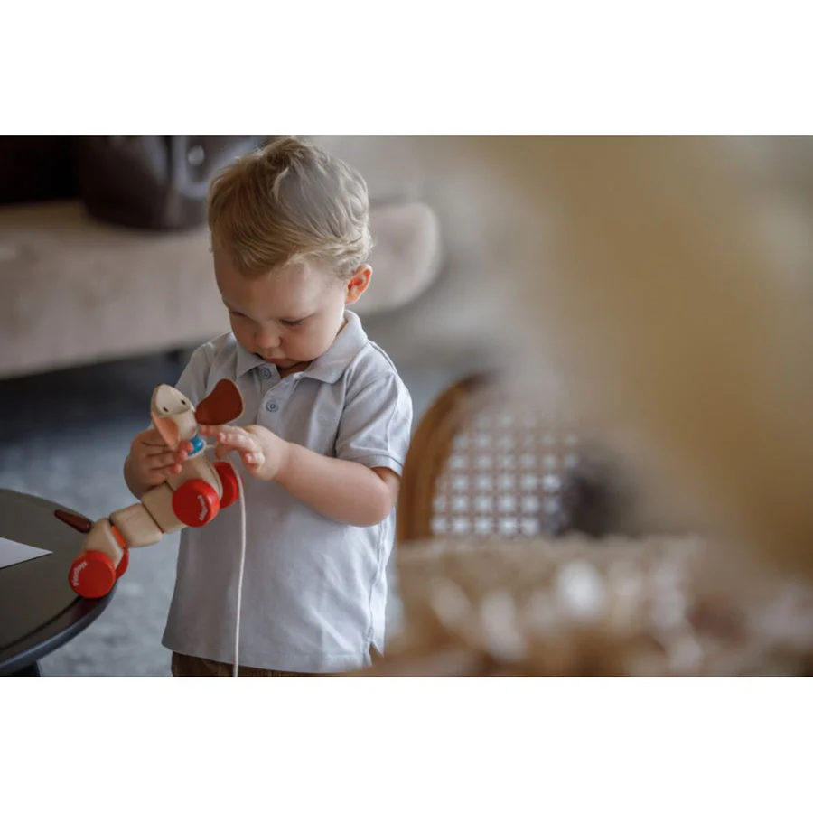 Happy Puppy Pull Toy by Plan Toys - Image 7