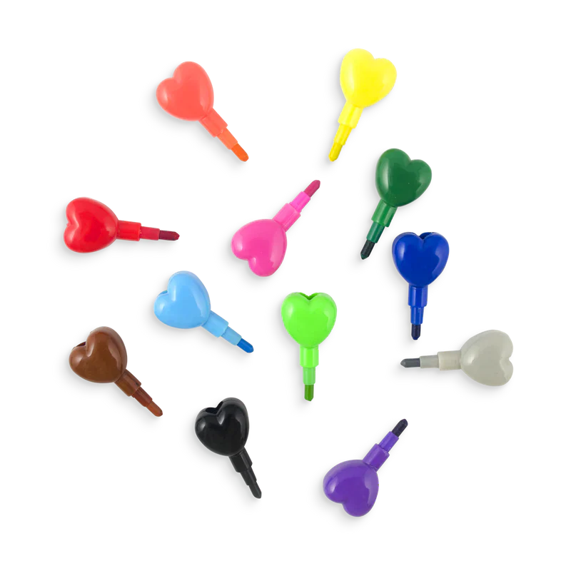 Heart to Heart Stacking Crayons by OOLY - Image 4