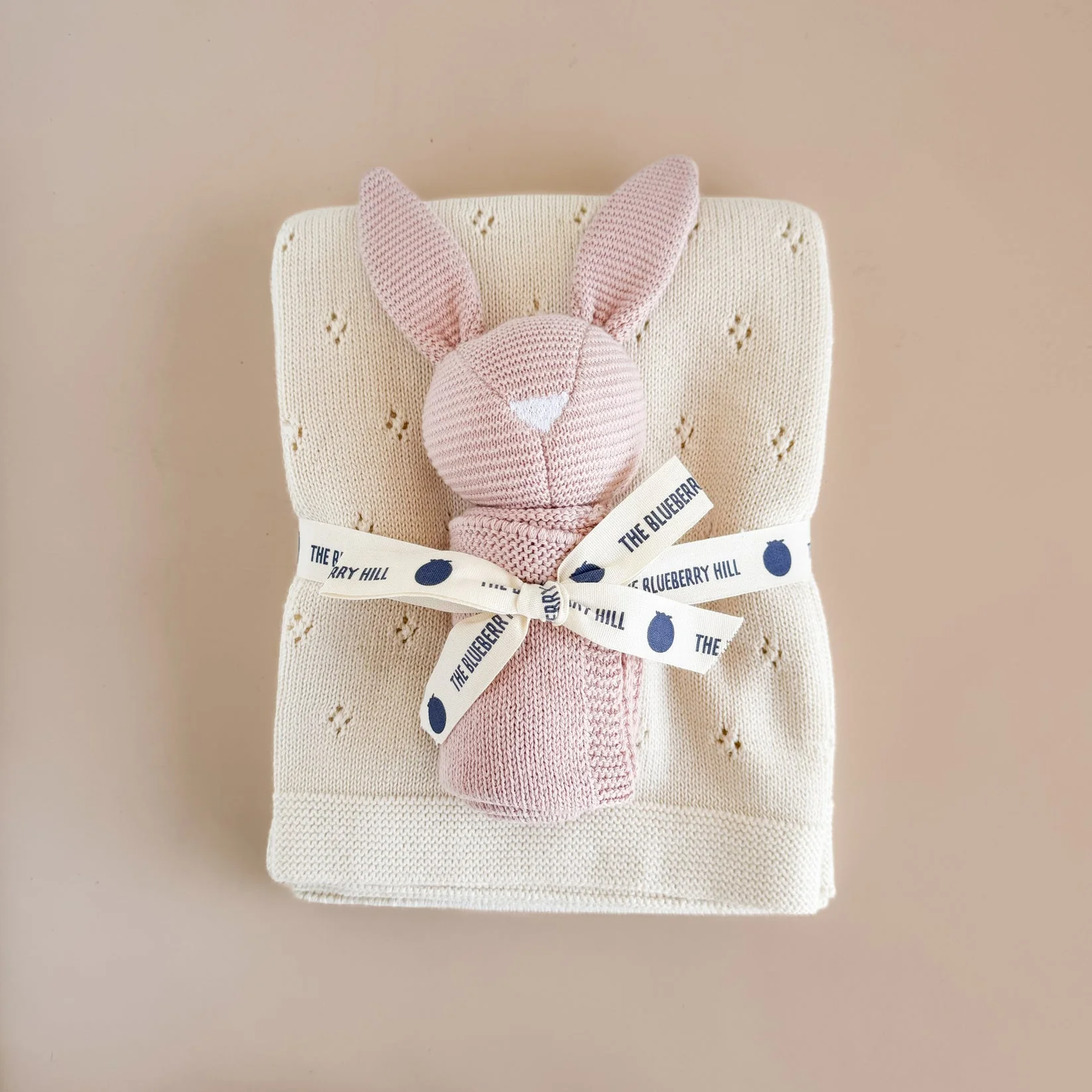 Organic Pique Blanket - Cream by The Blueberry Hill - Image 5