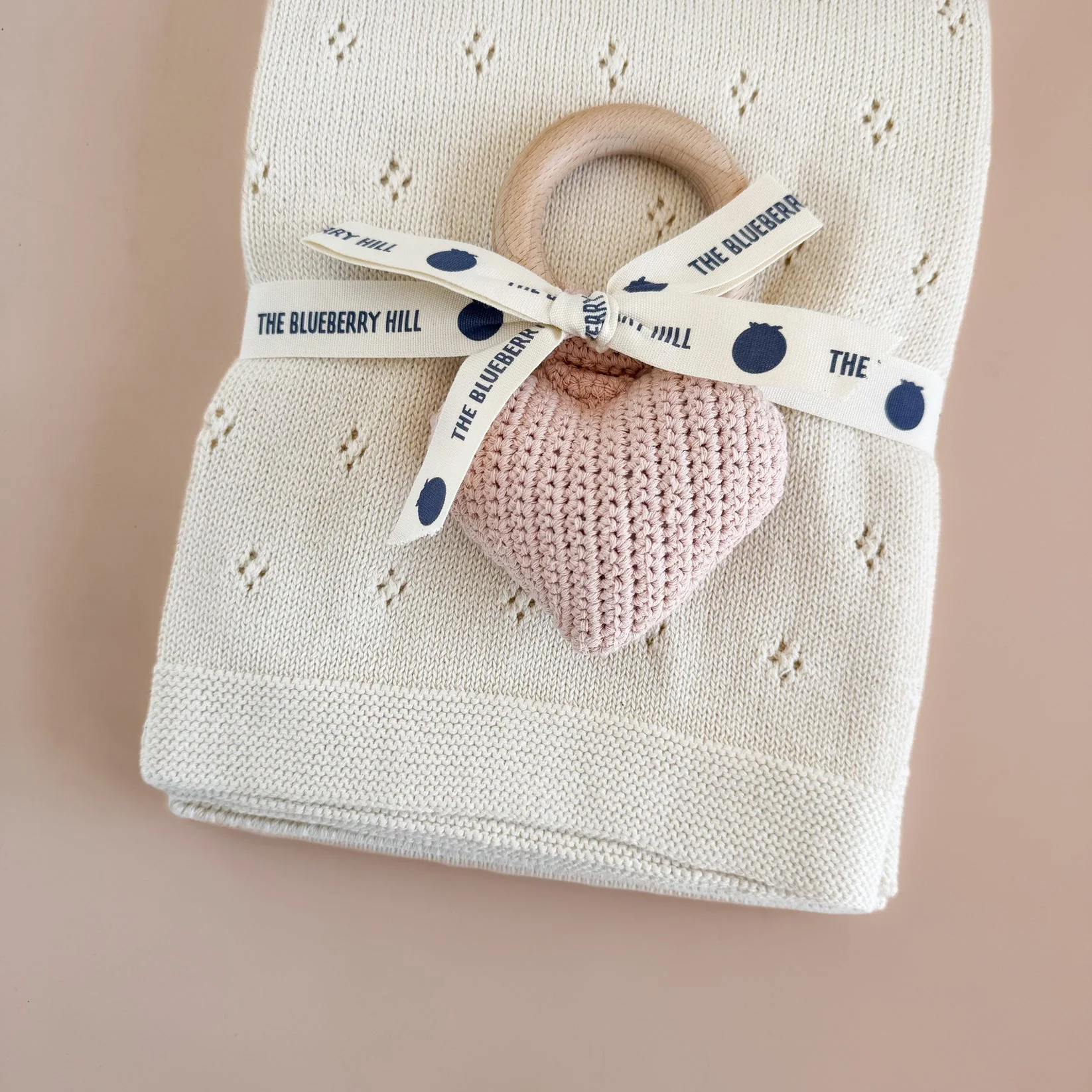 Organic Pique Blanket - Cream by The Blueberry Hill - Image 6