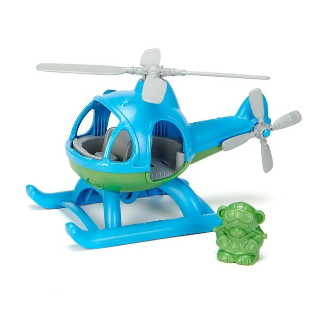 Helicopter - Blue by Green Toys - Image 2