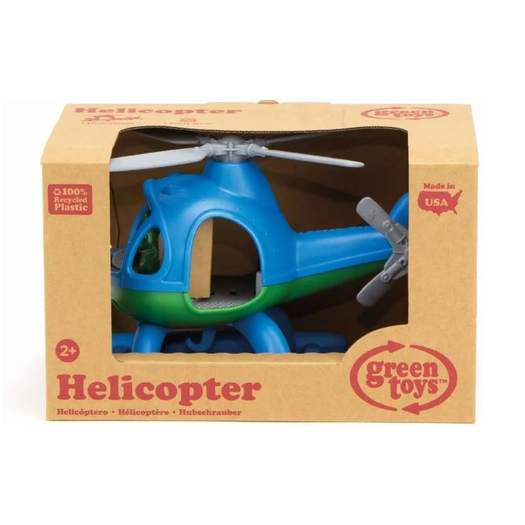Helicopter - Blue by Green Toys - Image 5