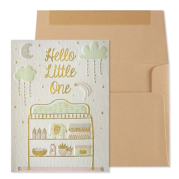 Hello Little One Greeting Card by paper&stuff