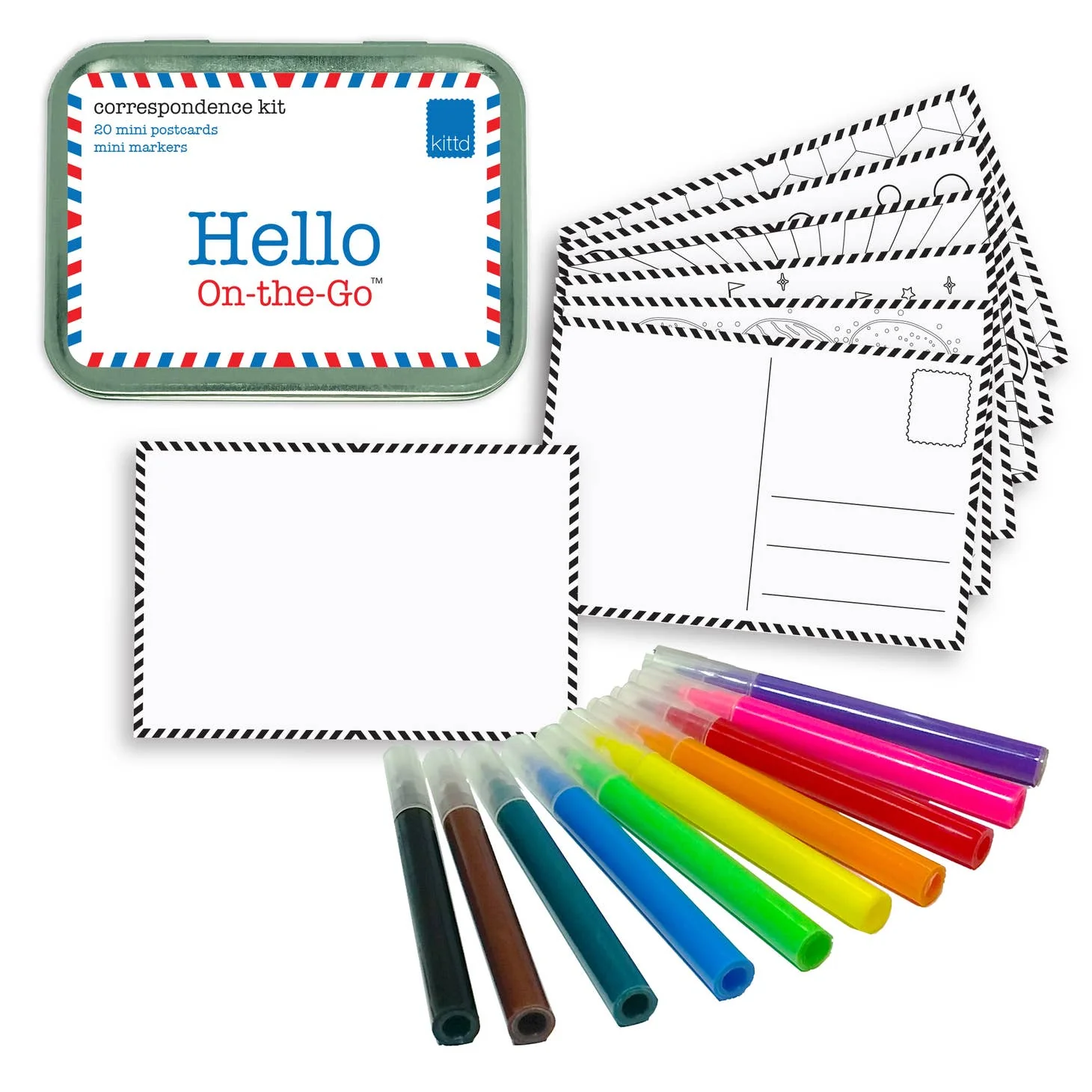 Hello On-The-Go Kids Postcard Play Set by kittd - Image 2