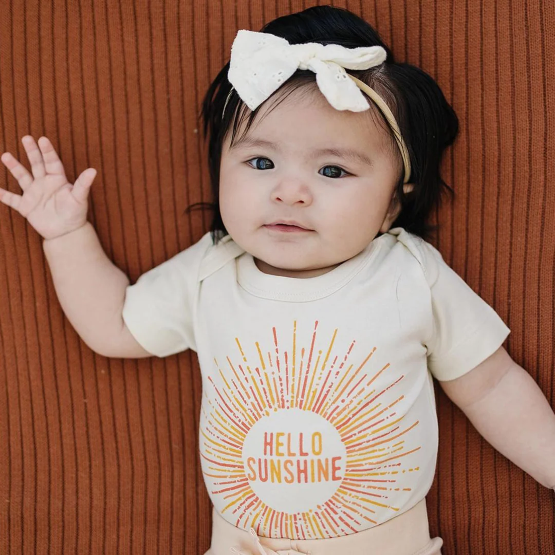 Hello Sunshine Organic Baby Onesie by Urban Baby Co. - Image 2