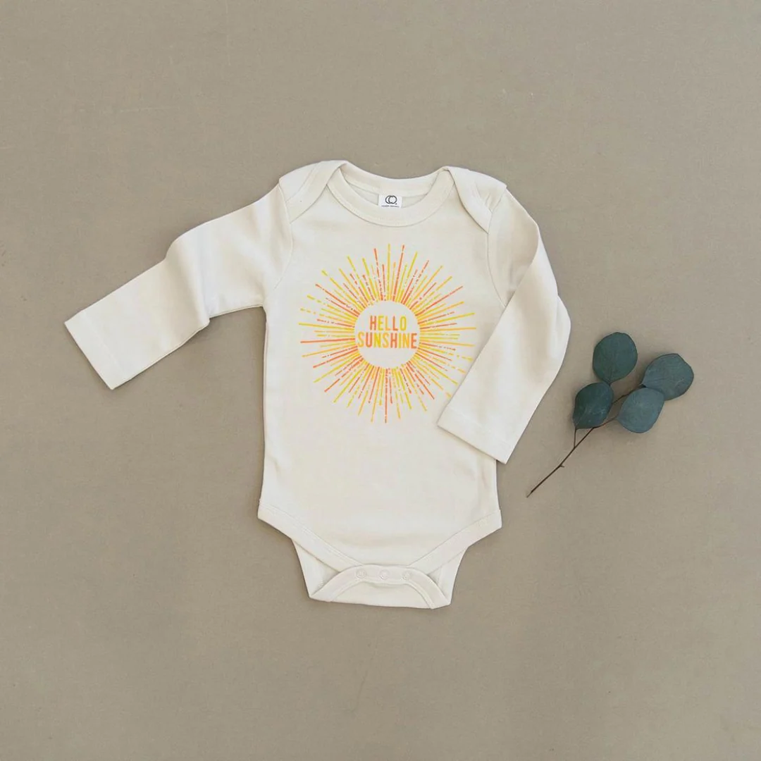 Hello Sunshine Organic Baby Onesie by Urban Baby Co. - Image 3