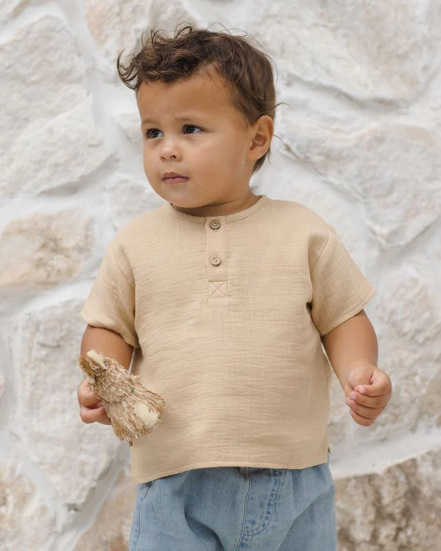Henry Top - Butterscotch by Quincy Mae - Image 2