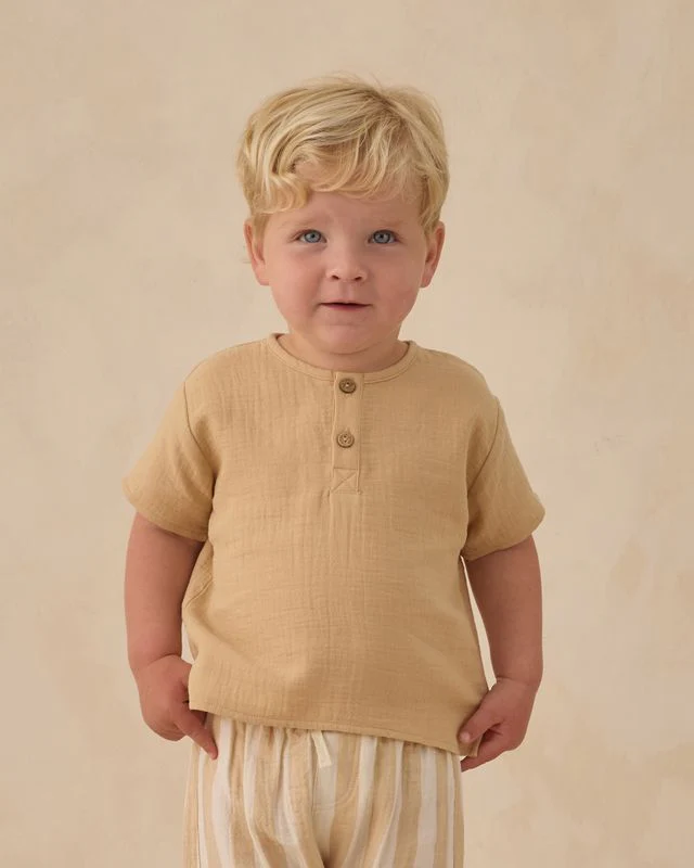 Henry Top - Butterscotch by Quincy Mae - Image 4