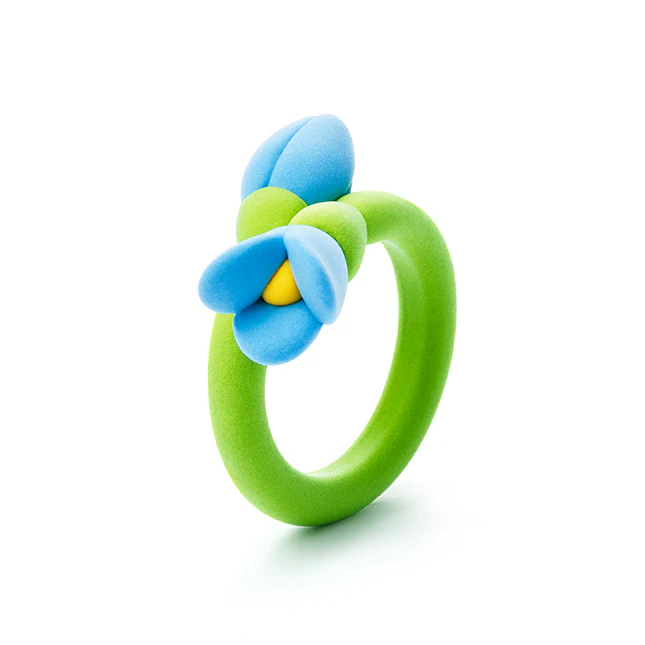 Hey Clay - Bijou Flower Rings by Fat Brain Toys - Image 3