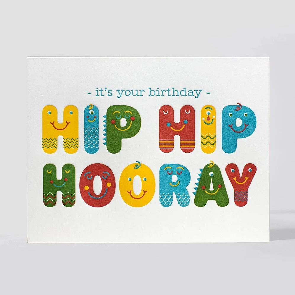 Hip Hip Hooray Card
