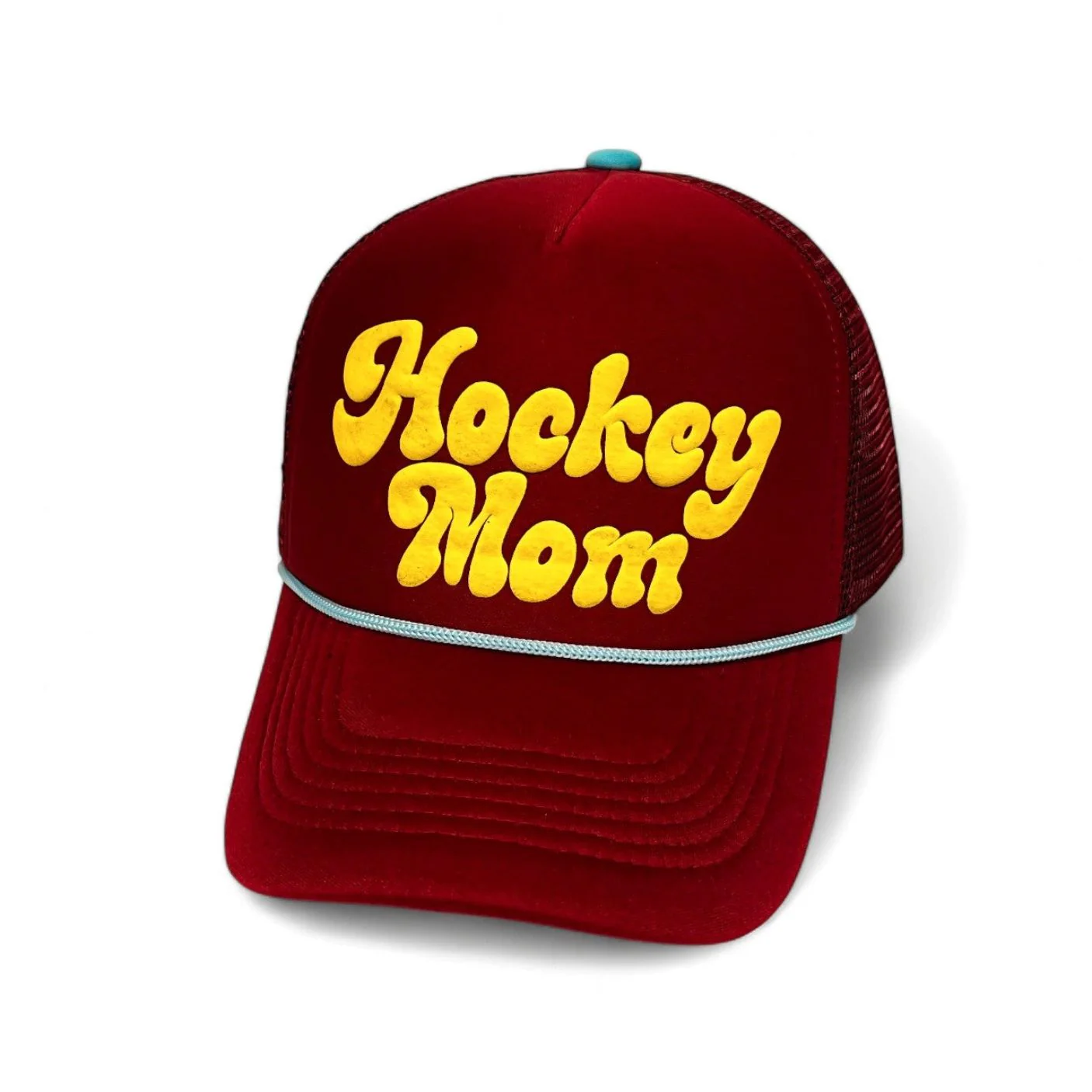 Hockey Mom Foam Trucker Hat - Maroon by Talisman & Co.