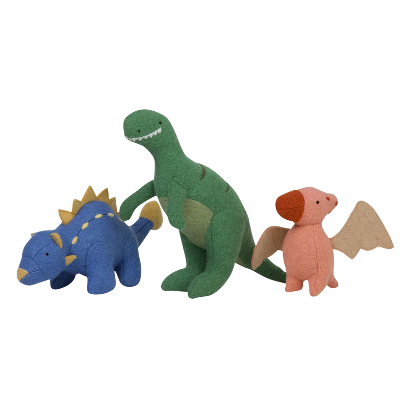 Holdie Prehistoric Animals - Set of 3 by Dinkum Dolls