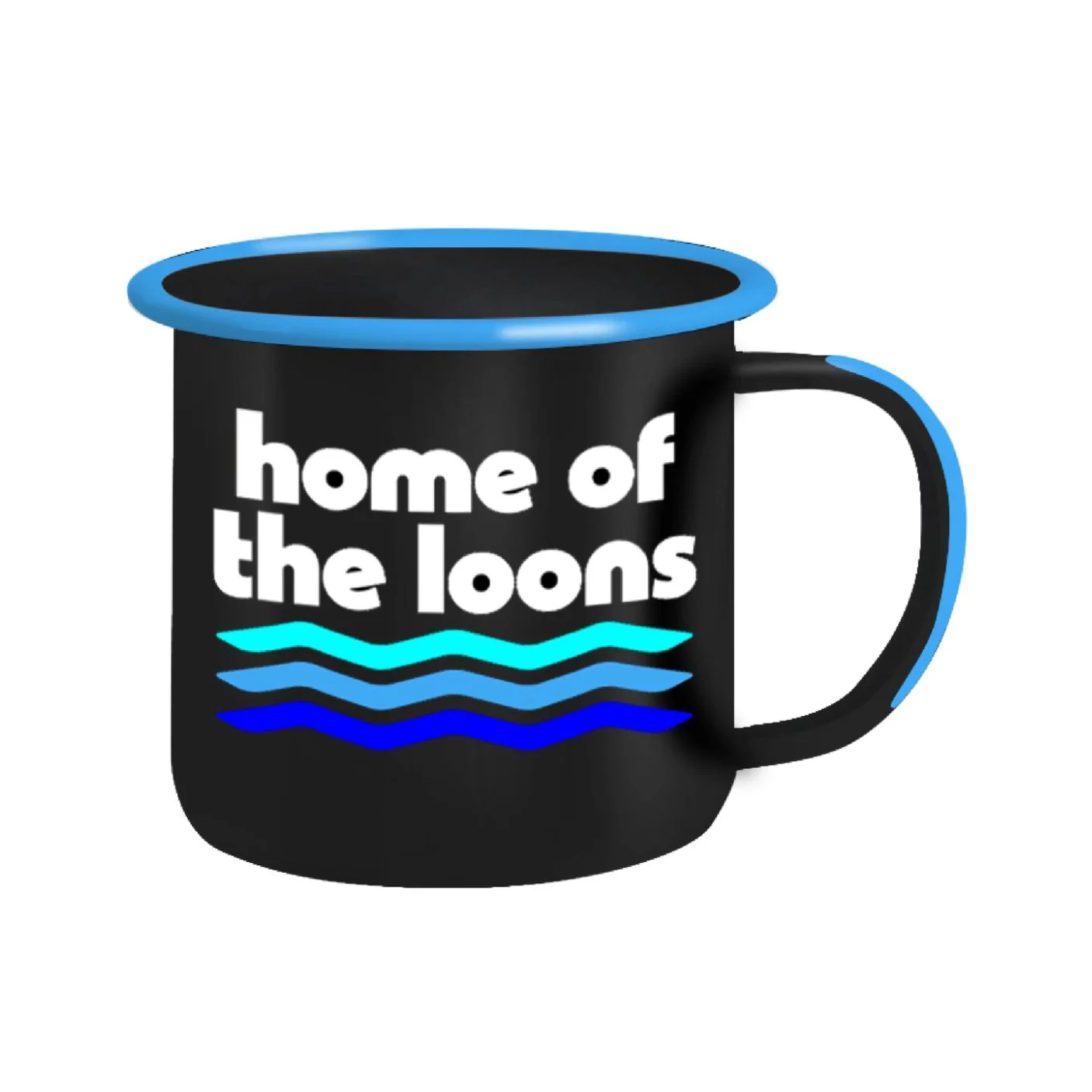Home of the Loons Enamel Campfire Mug by Talisman & Co.