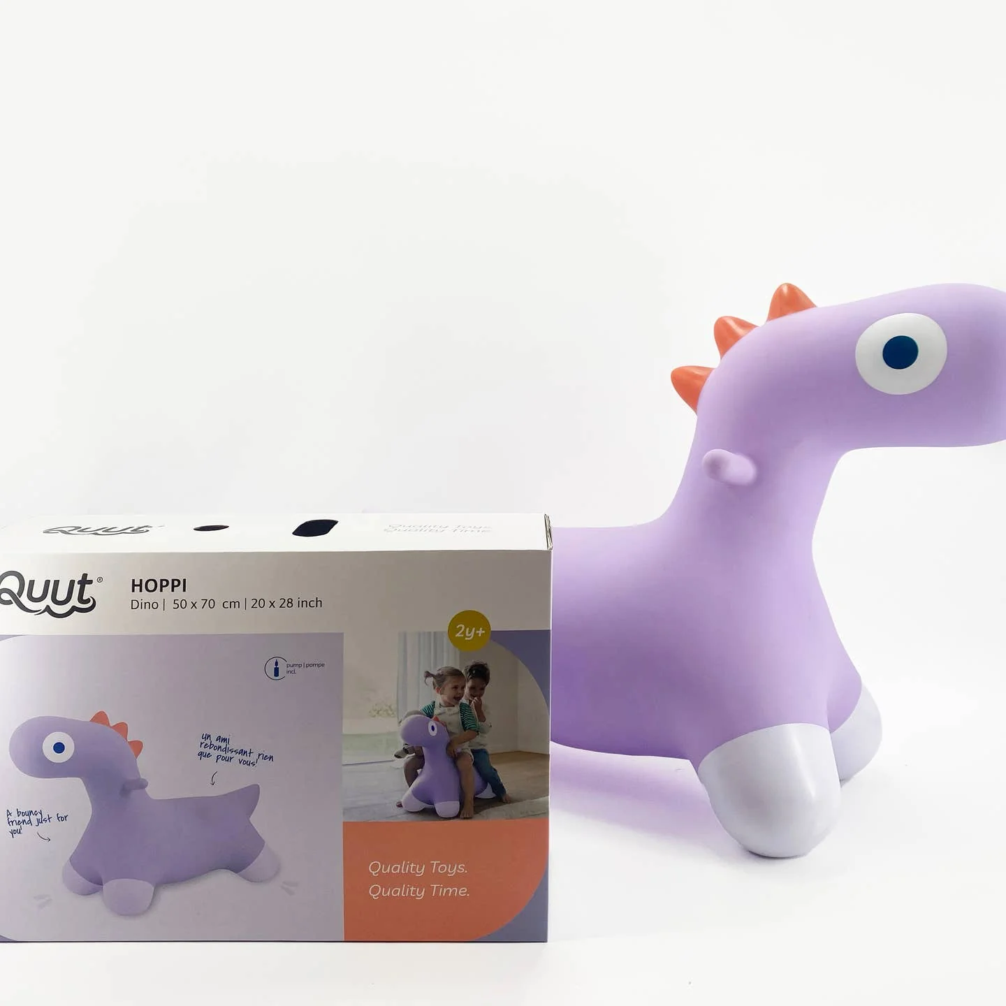 Hoppi Dino - Lavender by Quut Toys - Image 3