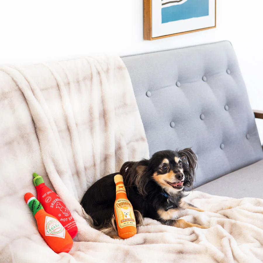 Hot Pupper Sauce Dog Toys - Set of 3 by Pearhead - Image 3